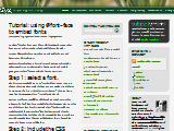 Tutorial: using @font-face to embed�fonts - Web Design & Development Blog - web design tips by soyrex